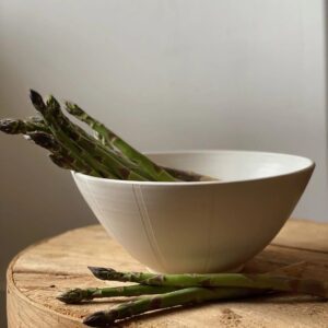 White on White Pottery Collection - Serving Bowl